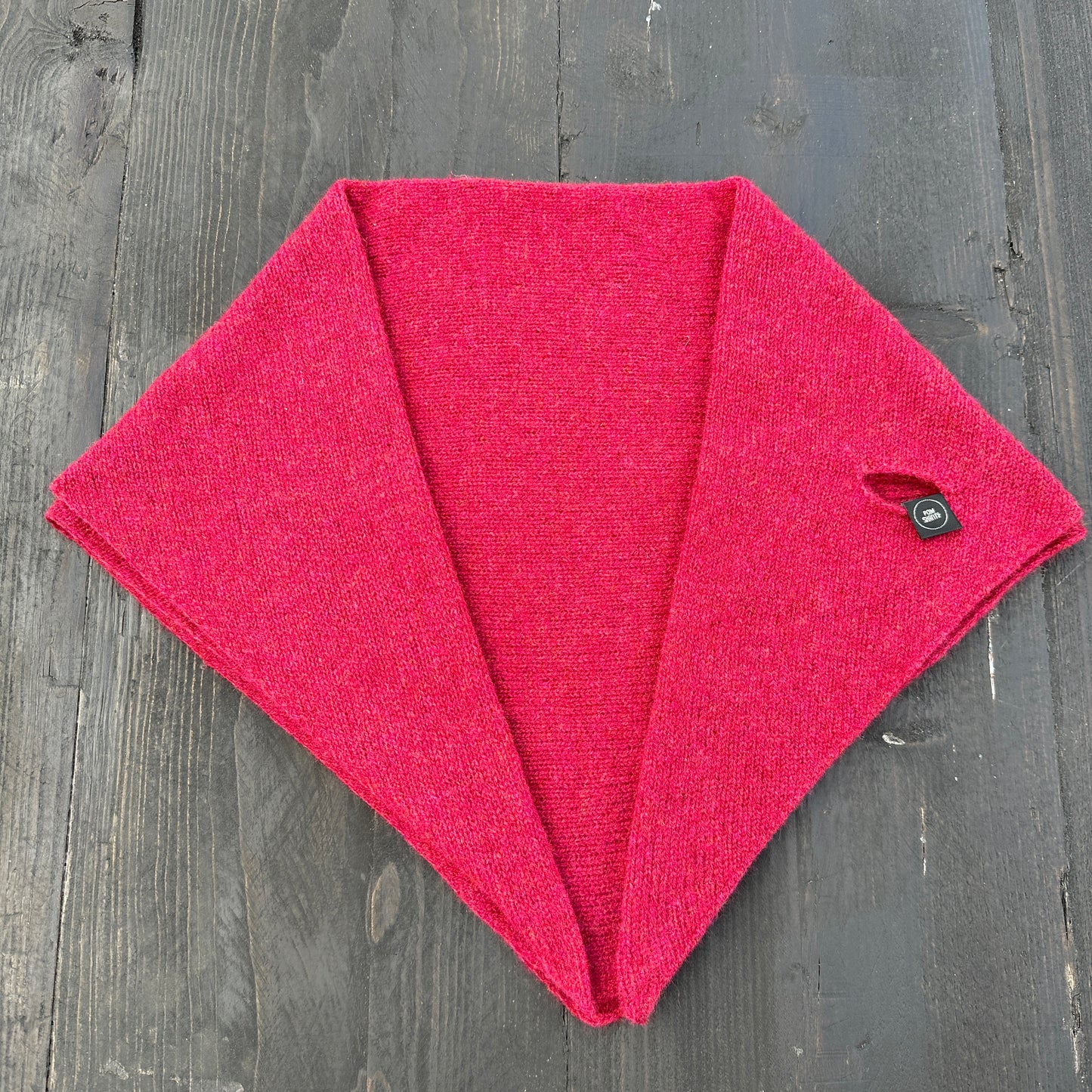 Cherry Lambswool Pull Through Kerchief
