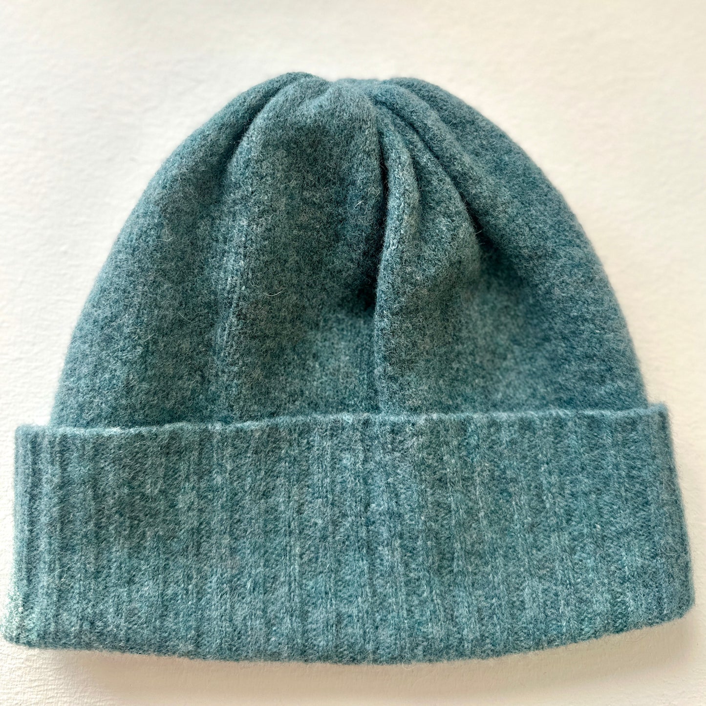 Caspian Blue Lambswool Beanie