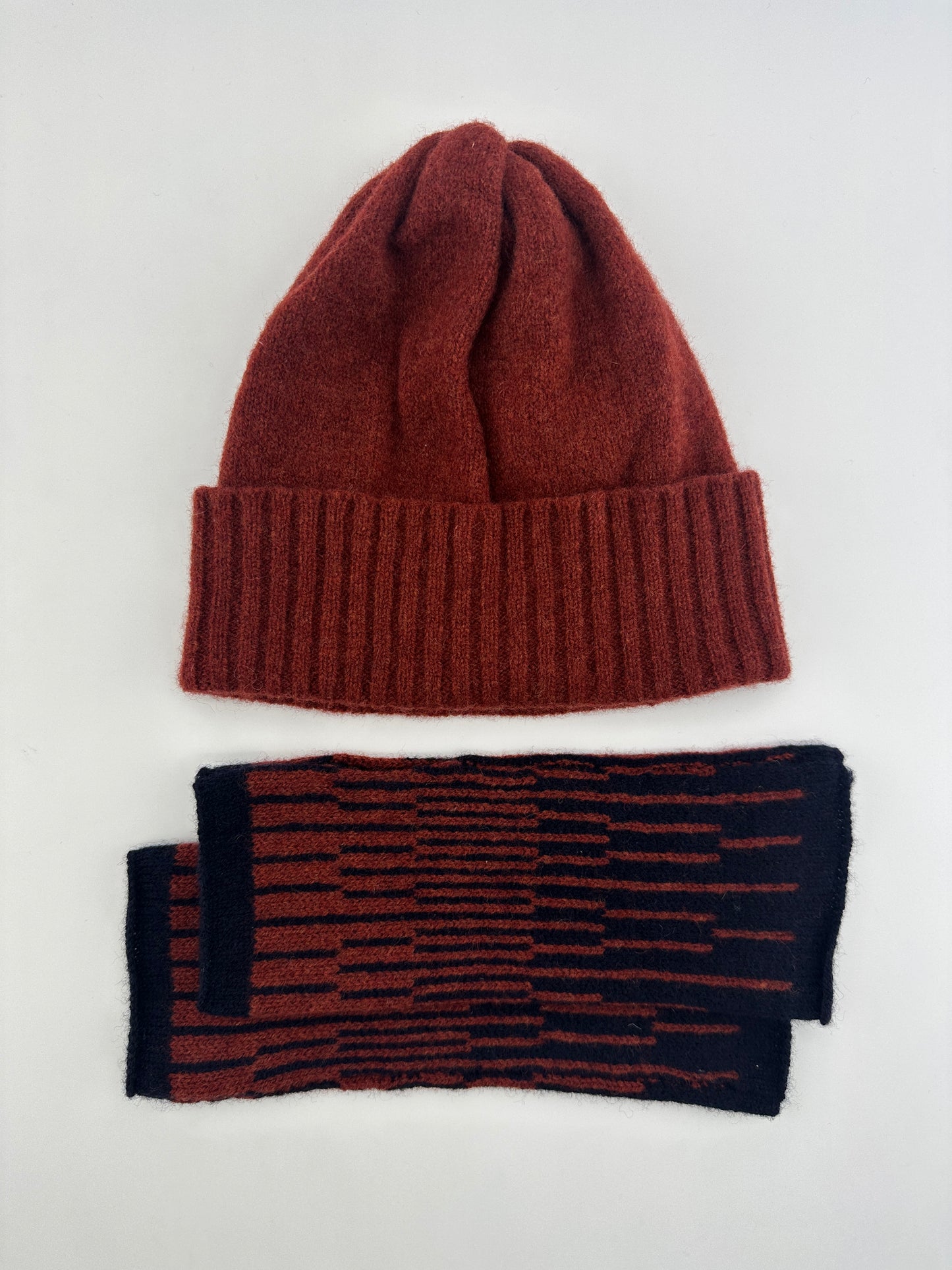 Sienna Brown Lambswool Beanie