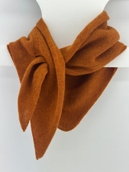 Rust Lambswool Kerchief