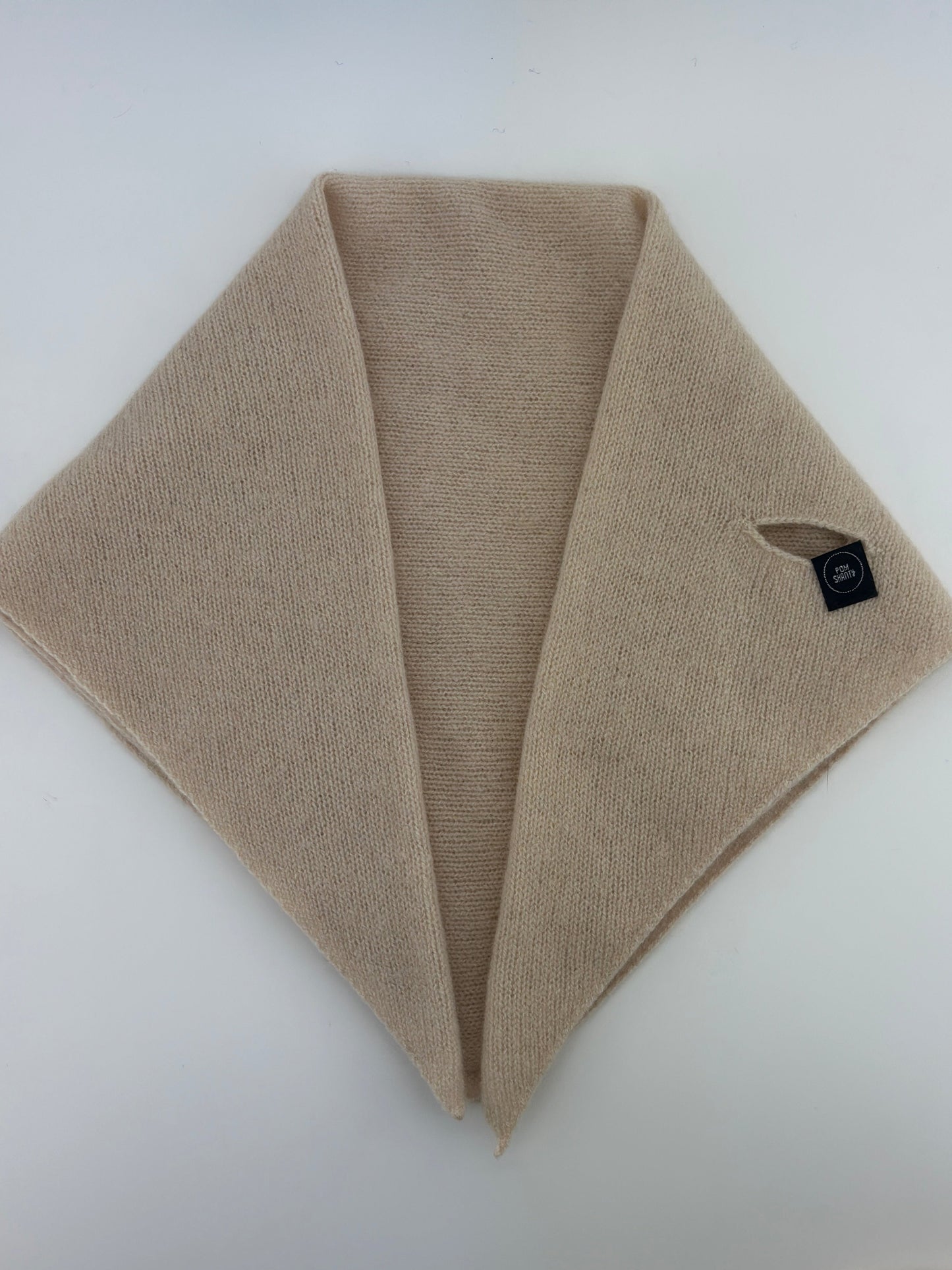 Oatmeal Lambswool Kerchief