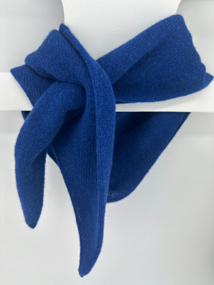 Dark Blue Lambswool Kerchief