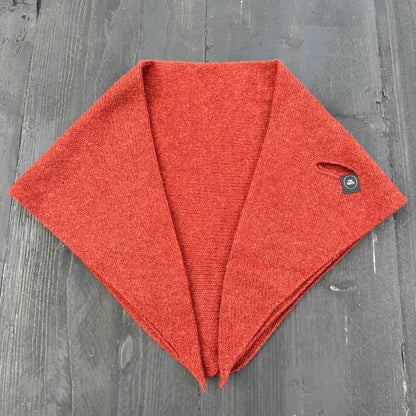 Sienna Brown Lambswool Kerchief