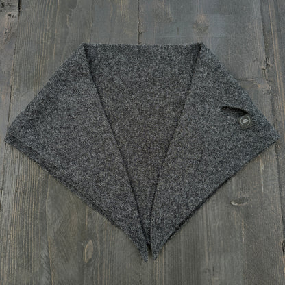 Charcoal Grey Lambswool Kerchief