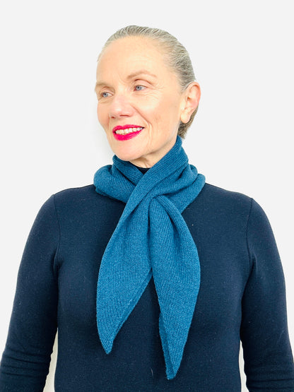 Diesel Blue Lambswool Pull-Through Kerchief