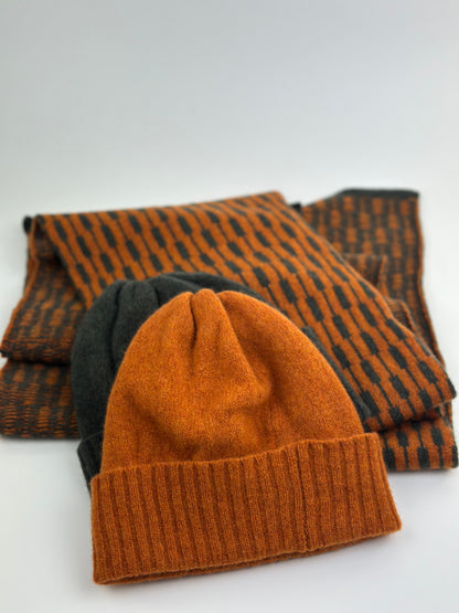 Rust Lambswool Beanie