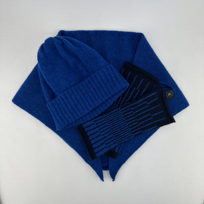 Dark Blue Lambswool Kerchief