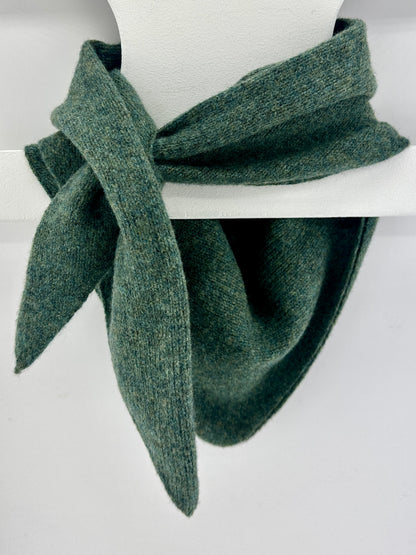 Peacock Green Lambswool Kerchief