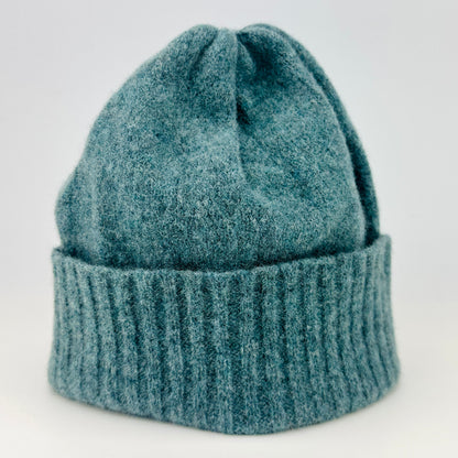 Caspian Blue Lambswool Beanie