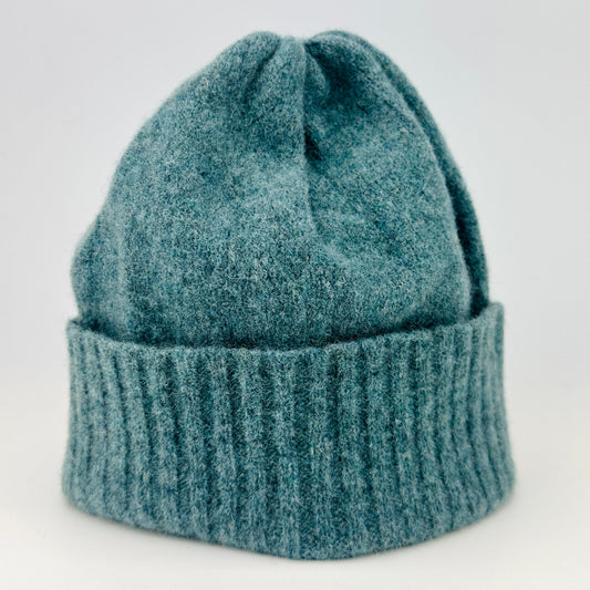 Caspian Blue Lambswool Beanie