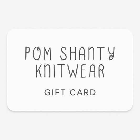 Pom Shanty Knitwear gift card